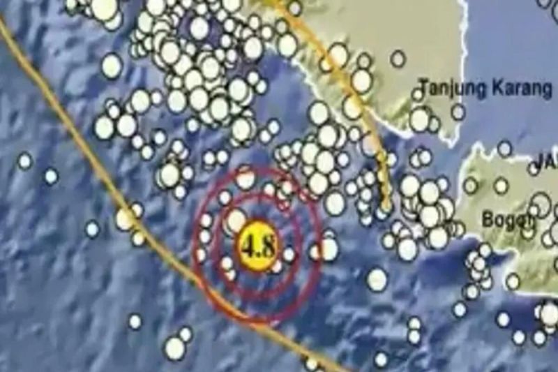 Gempa 4,8 Magnitudo Guncang Pesisir Barat, Warga Diminta Waspada