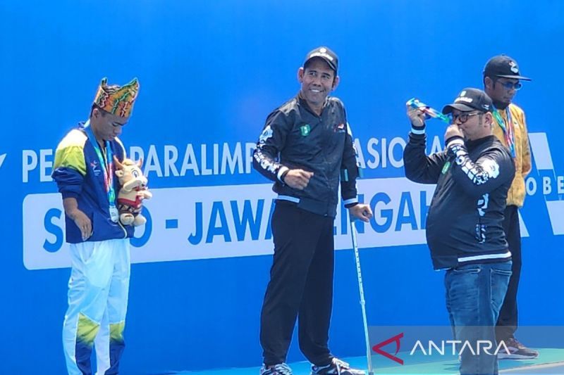 Erlansyah Raih Emas Pertama di Peparnas XVII Karanganyar