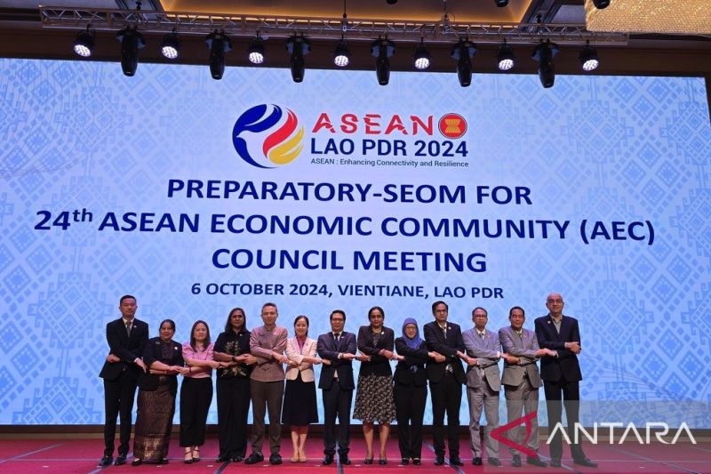 Rangkaian Konferensi Tingkat Tinggi (KTT) ke-44 dan ke-45 ASEAN yang digelar pada 6-11 Oktober 2024 di Vientiane, Laos (6/10/2024) (ANTARA/HO-Kemenko Perekonomian)