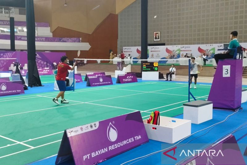 Hari Pertama Peparnas XVII, Para Bulu Tangkis Fokus Kelas Beregu
