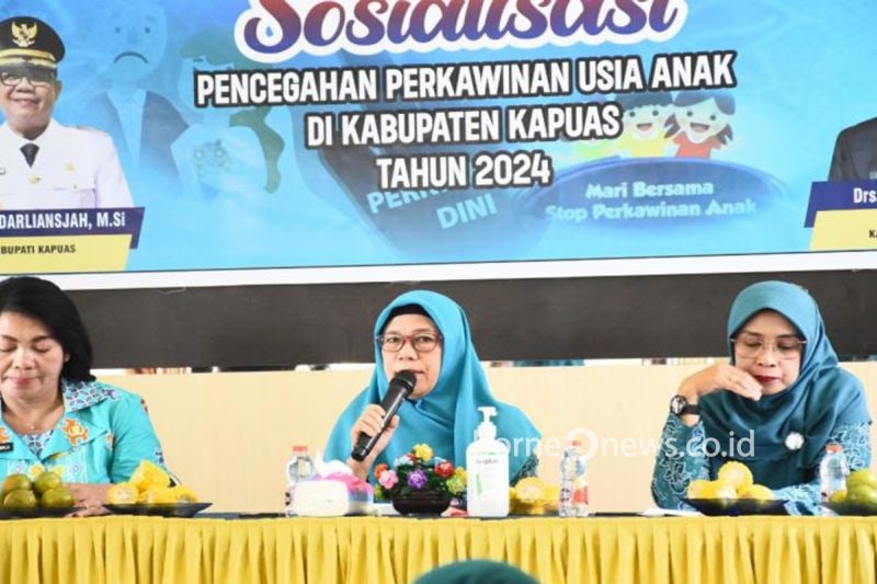 Edukasi TP PKK Kapuas Cegah Perkawinan Usia Anak di Kalangan Pelajar