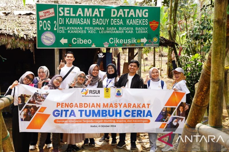 RSUI Tingkatkan Kesehatan Masyarakat Baduy melalui Program Gita Tumbuh Ceria