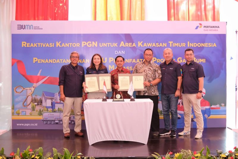 PGN Kembangkan Potensi Gas Bumi 15 BBTUD untuk Industri Sulawesi