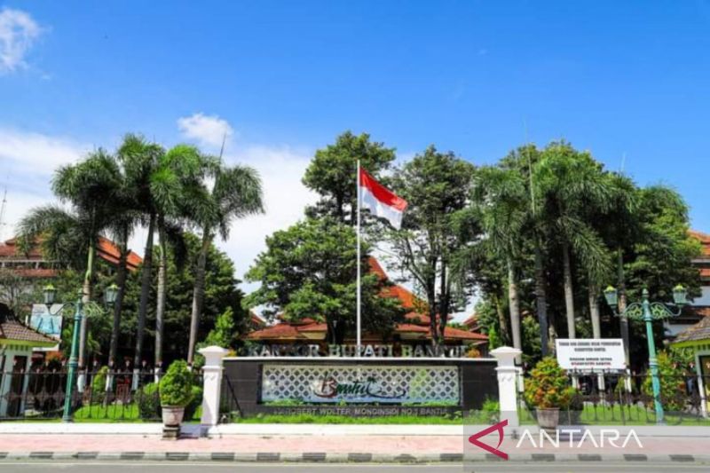 Kantor Pemerintah Kabupaten Bantul, Daerah Istimewa Yogyakarta. ANTARA/Hery Sidik