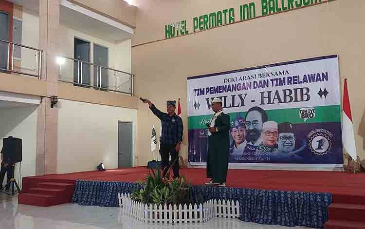 Paslon Willy - Habib Optimis dapat Dukungan Masyarakat Kapuas pada Pilkada Kalteng