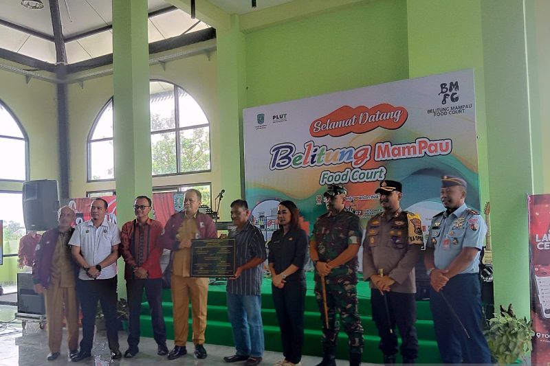 Pusat Kuliner Tematik Belitung Food Court Mampau Resmi Dibuka