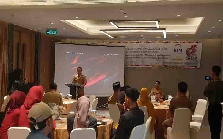 Perkuat Sinergitas, Diskominfo Kobar Gelar Workshop Komunitas Informasi Masyarakat