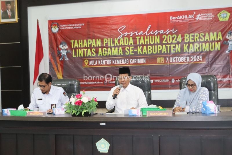 KPU Karimun Ajak Tokoh Agama Tingkatkan Partisipasi Pemilih