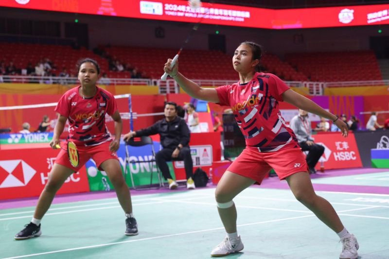 Ganda Putri Indonesia Lolos ke 32 Besar Kejuaraan Dunia Junior