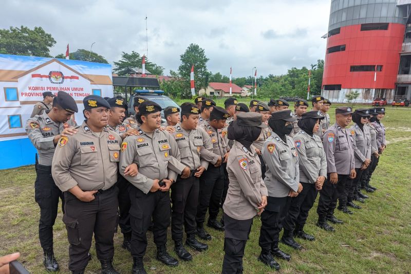 Latihan Pengamanan Pilkada 2024, TNI dan Polresta Palangka Raya Berkolaborasi