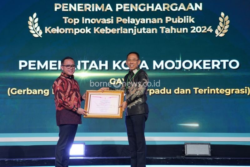 Pemerintah Kota Mojokerto Raih Penghargaan Inovasi Pelayanan Publik
