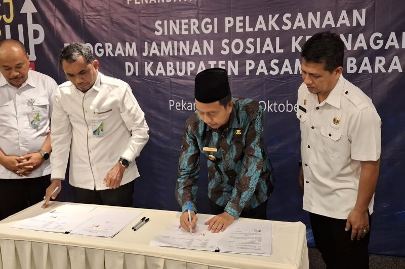 Pemerintah Pasaman Barat Jalin Kerja Sama dengan BPJS Ketenagakerjaan