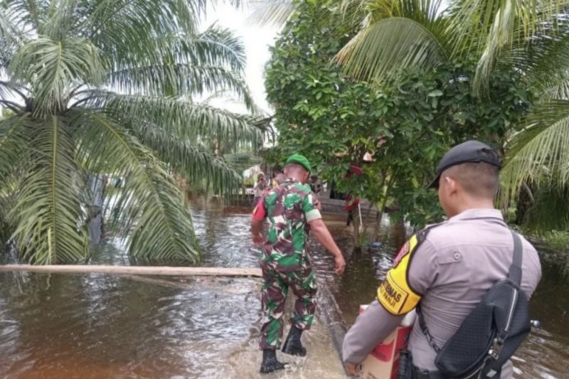 65 Keluarga di Rokan Hilir Terkena Dampak Banjir Besar