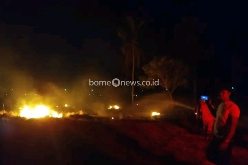 Kebakaran Lahan Kosong di Mandalika Diduga Dilakukan Sengaja