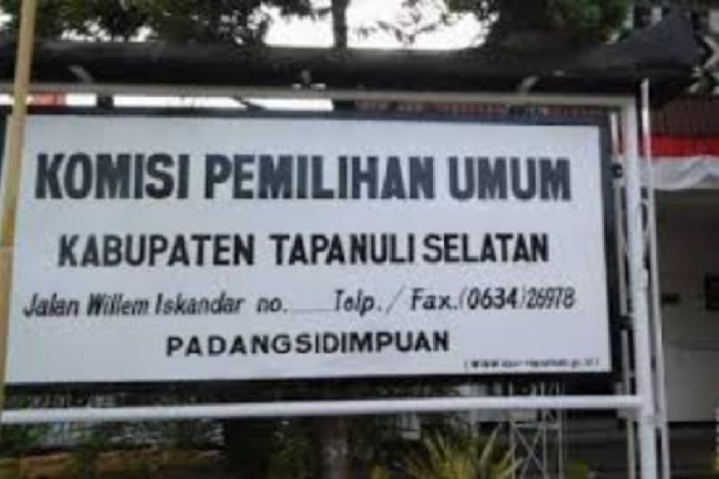 Komisi Pemilihan Umum Kabupaten Tapanuli Selatan, Sumatera Utara mengagendakan dua kali debat publik pasangan calon bupati dan wakil bupati pemilihan kepala daerah (Pilkada) 2024 (ANTARA/HO)