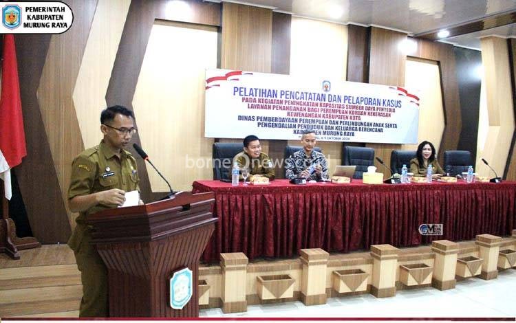 DP3ADALDUKKB Murung Raya Perkuat Penanganan Kasus Kekerasan Lewat Pelatihan Pencatatan dan Pelaporan