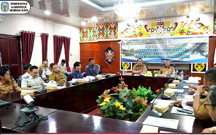 FGD Penyusunan RDTR Laung Tuhup: Langkah Konkret Menuju Pembangunan Berkelanjutan di Murung Raya
