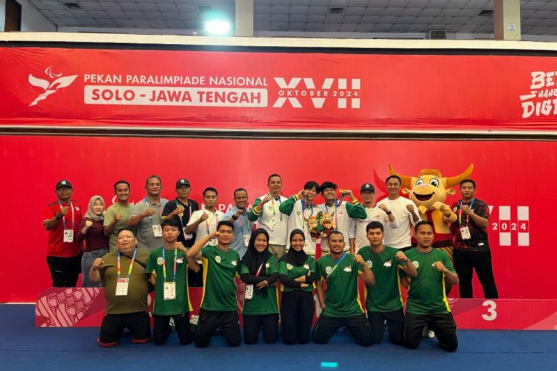 Kontingen Sumut Sukses Raih 11 Medali Emas di Peparnas 2024