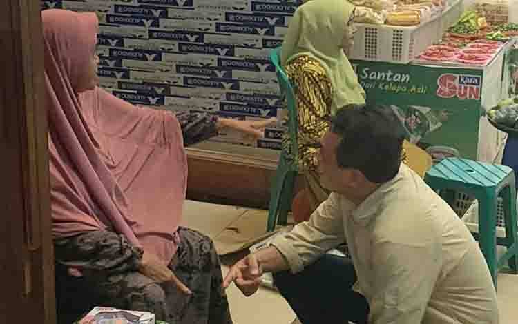 Paslon Fairid-Zaini Dengar Aspirasi Pedagang Pasar Kahayan, Janji Dorong Perekonomian Pasar