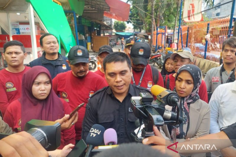 KPU Jakarta Pusat Ajak Warga Pasar Palmerah Gunakan Hak Suara
