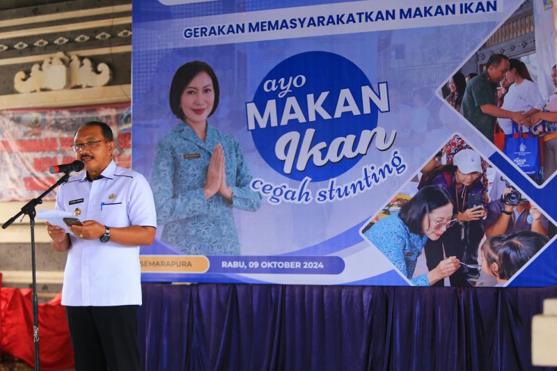 Gerakan Makan Ikan di Klungkung Cegah Stunting dan Tingkatkan Gizi