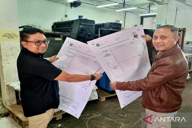 KPU Gorontalo Pantau Pencetakan Logistik Pilkada 2024 secara Ketat