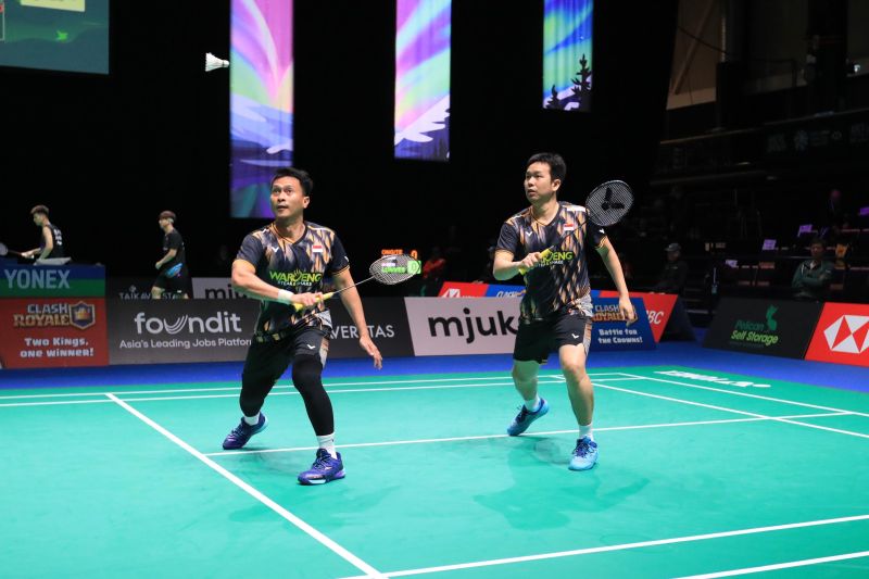 Hendra Setiawan dan Ahsan Lolos ke 16 Besar Arctic Open 2024