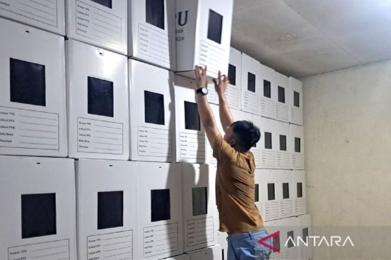 KPU Gumas Tingkatkan Keamanan Penyimpanan Kotak Suara Pilkada