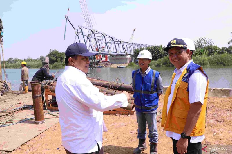Progres Pembangunan Jembatan Citarum di Bekasi Capai 68 Persen