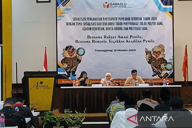 Deklarasi Tolak Politik Uang dan Ujaran Kebencian di Temanggung