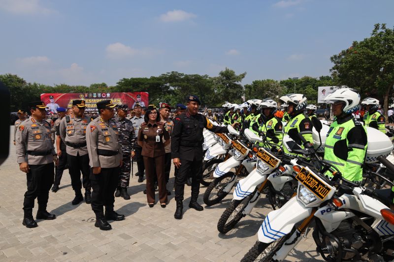 Polda Banten Siap Hadapi Potensi Bencana Melalui Apel Kesiapsiagaan