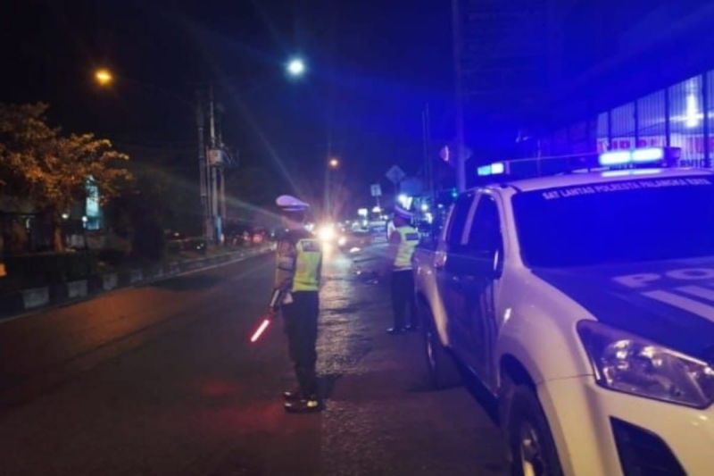 Patroli Malam Satlantas Palangka Raya Tingkatkan Keamanan Jalan