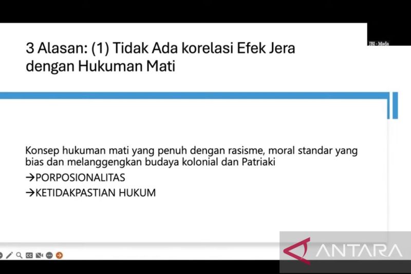 Hukuman Mati Dinilai Tak Efektif Ciptakan Rasa Jera di Masyarakat