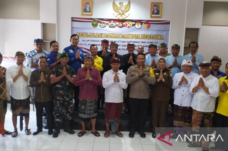 Deklarasi Pilkada Damai di Bangli, Jamin Keamanan dan Ketertiban