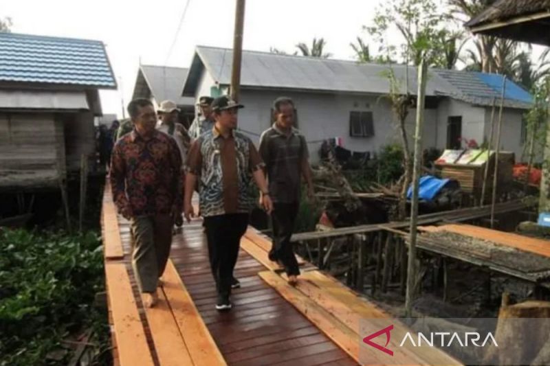 Perbaikan Titian di Banjarmasin untuk Atasi Kawasan Kumuh
