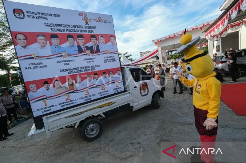 Kirab Pilkada 2024 KPU Kendari Tingkatkan Partisipasi Masyarakat