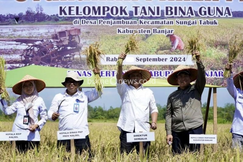 Pemerintah Desa Sungai Lakum Beli Traktor untuk Tingkatkan Produksi Padi