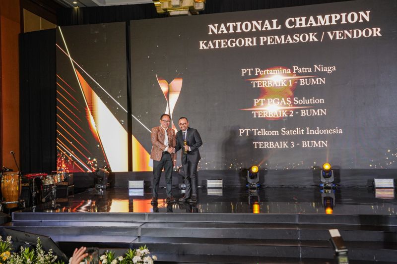 Pertamina Patra Niaga Raih Penghargaan Mitra BUMN Champion 2024