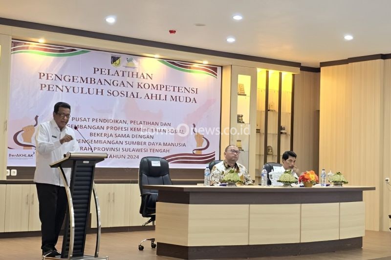 Pemprov Sulteng dan Kemensos Tingkatkan Kompetensi Penyuluh Sosial
