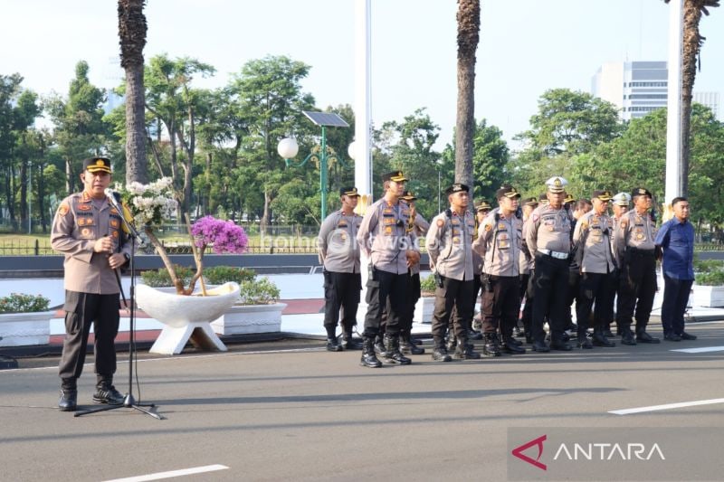 Kepolisian Kerahkan 1.758 Personel Amankan Aksi di Jakarta