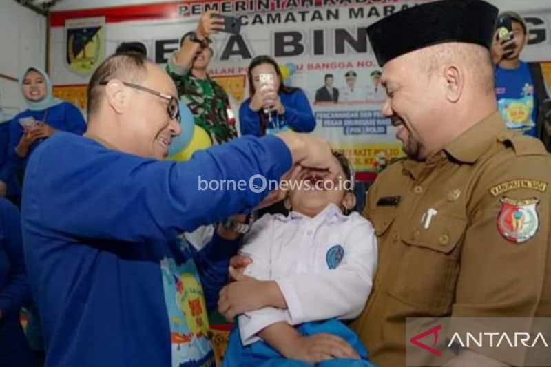 Dinas Kesehatan Sigi Capai 95,3 Persen Imunisasi Polio Tahap Dua