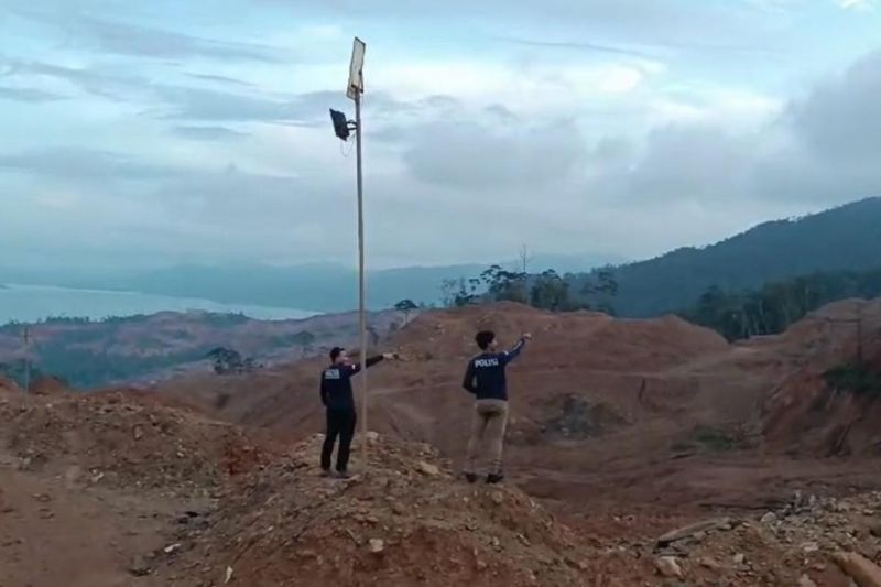 Polda Sultra Gelar Patroli Tindak Penambangan Ilegal di Konawe Utara