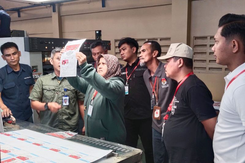 Bawaslu Banyumas Awasi Pencetakan Surat Suara Pilkada 2024