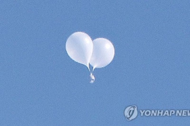 Korea Utara Luncurkan Balon Sampah Lagi ke Korea Selatan
