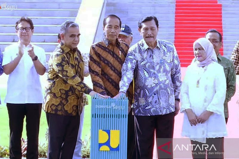 Jokowi Serahkan Peresmian Istana Garuda kepada Prabowo Subianto