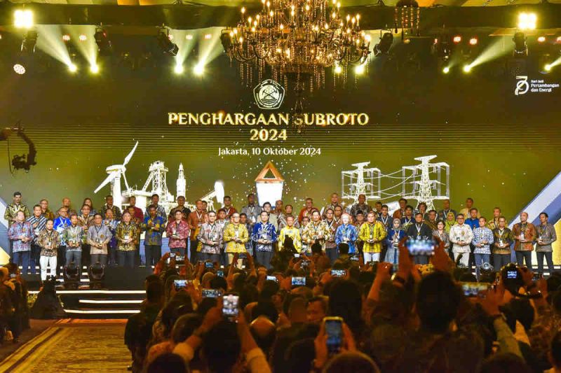 Presiden Jokowi Hadiri Puncak HUT ke-79 Pertambangan dan Energi