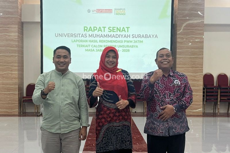 Senat UM Surabaya Tetapkan Tiga Calon Rektor dalam Pemilihan
