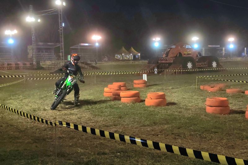 Puluhan Crosser Berlaga di Trial Game Dirt 2024 di Malang