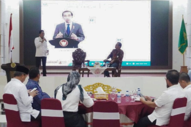 Diskusi bertajuk "Pelayanan Publik Prima dan Netralitas Pelaksana Pelayanan Publik dalam Pilkada 2024" di Riau, Rabu (9/10/2024). ANTARA/HO-Ombudsman RI