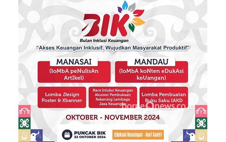 Rangkaian Bulan Inklusi Keuangan 2024 di Kalteng Telah Dibuka Kembali